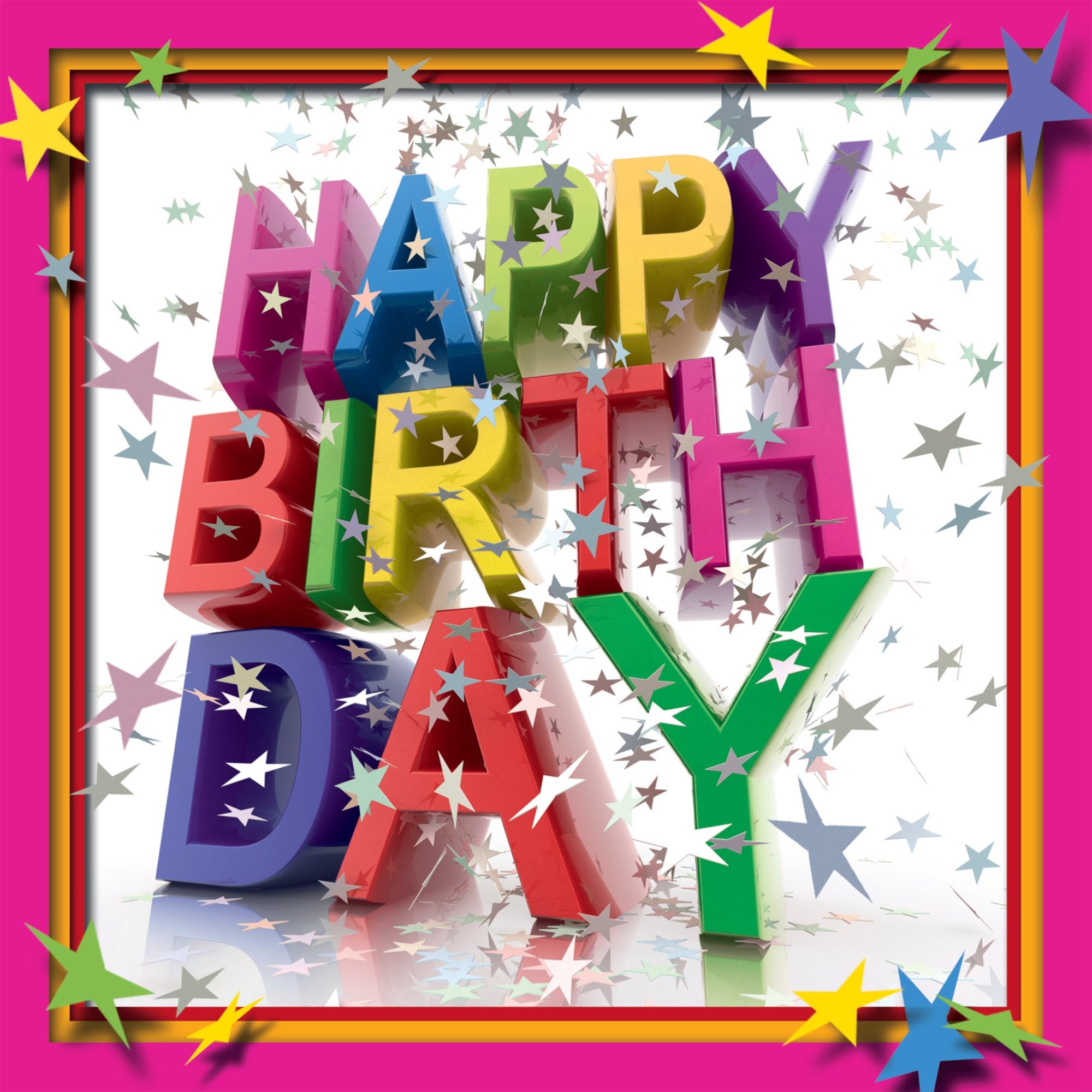 Photograph of Birthday Letters 3D Greetings Card at Nicole's Shop