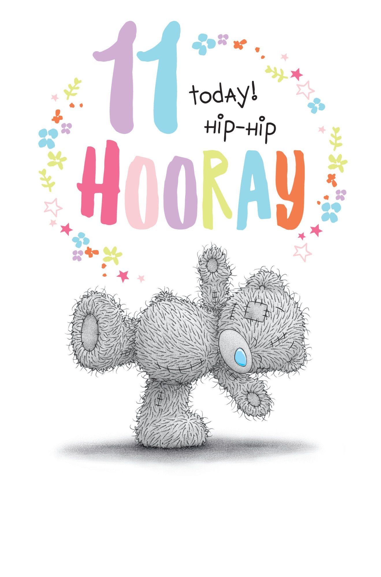 Photograph of 11th Birthday Bear Hooray Greetings Card at Nicole's Shop