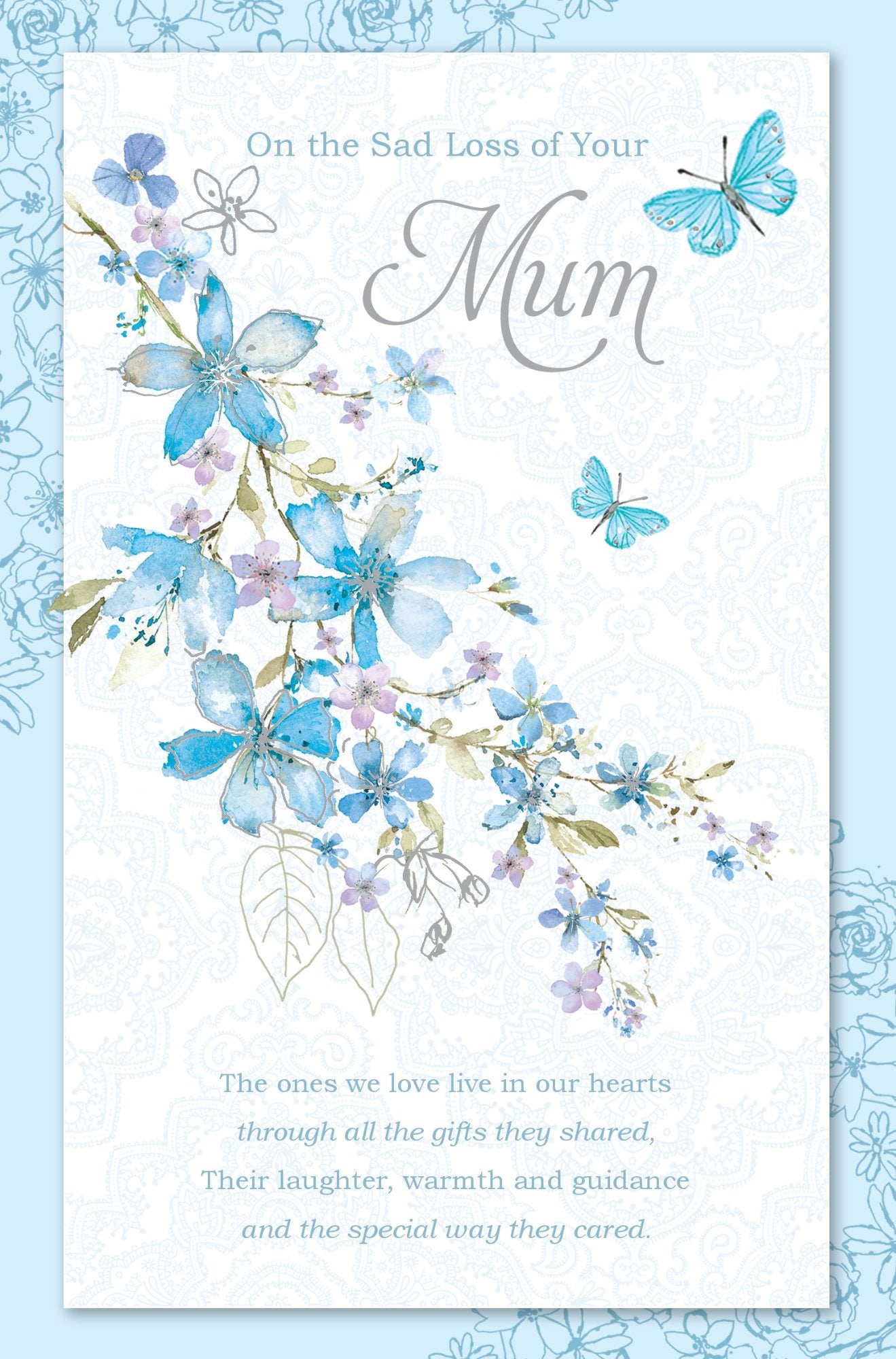 Photograph of Loss of Your Mum Sympathy Greetings Card at Nicole's Shop
