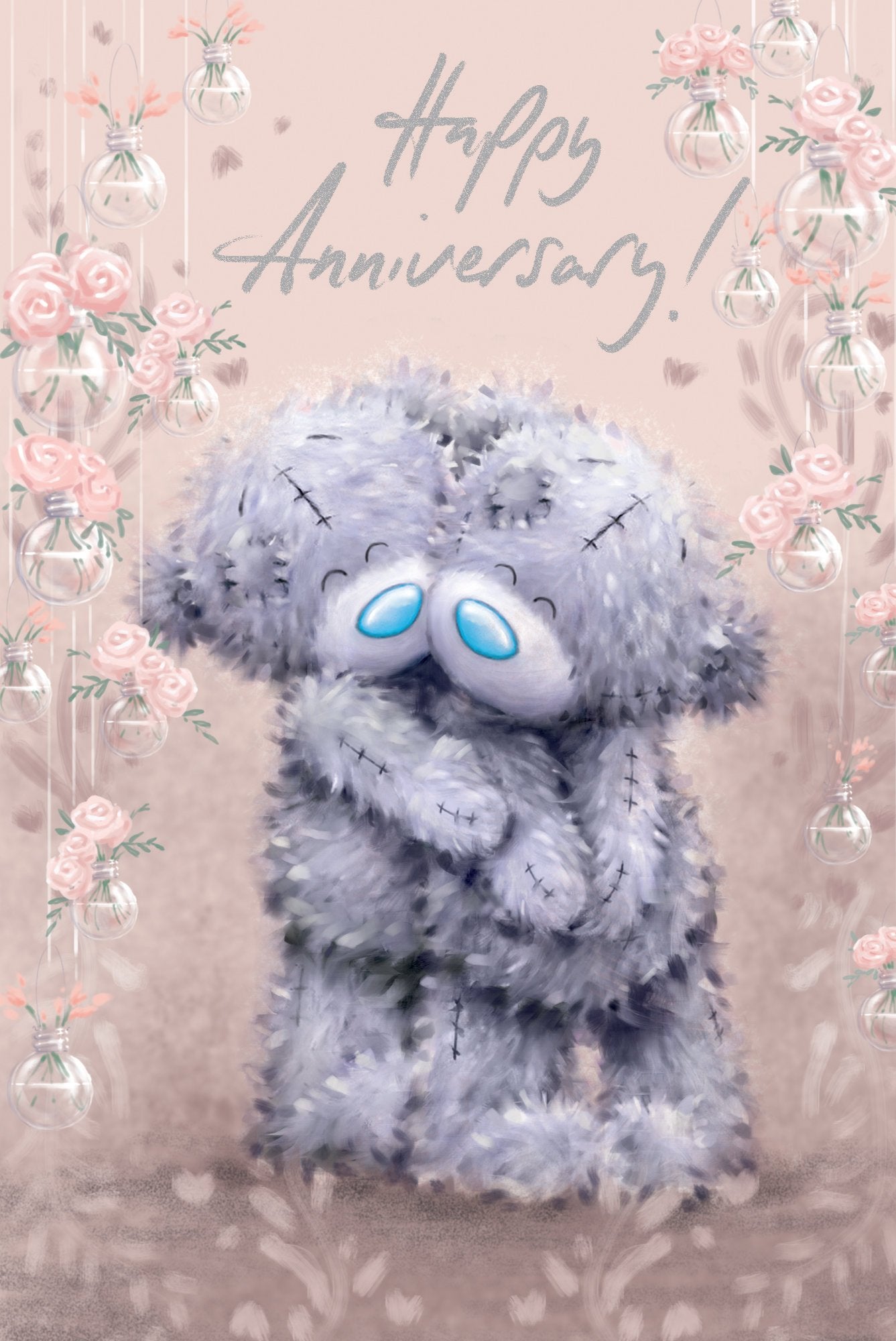 Photograph of Happy Anniversary Teddies Love Greetings Card at Nicole's Shop