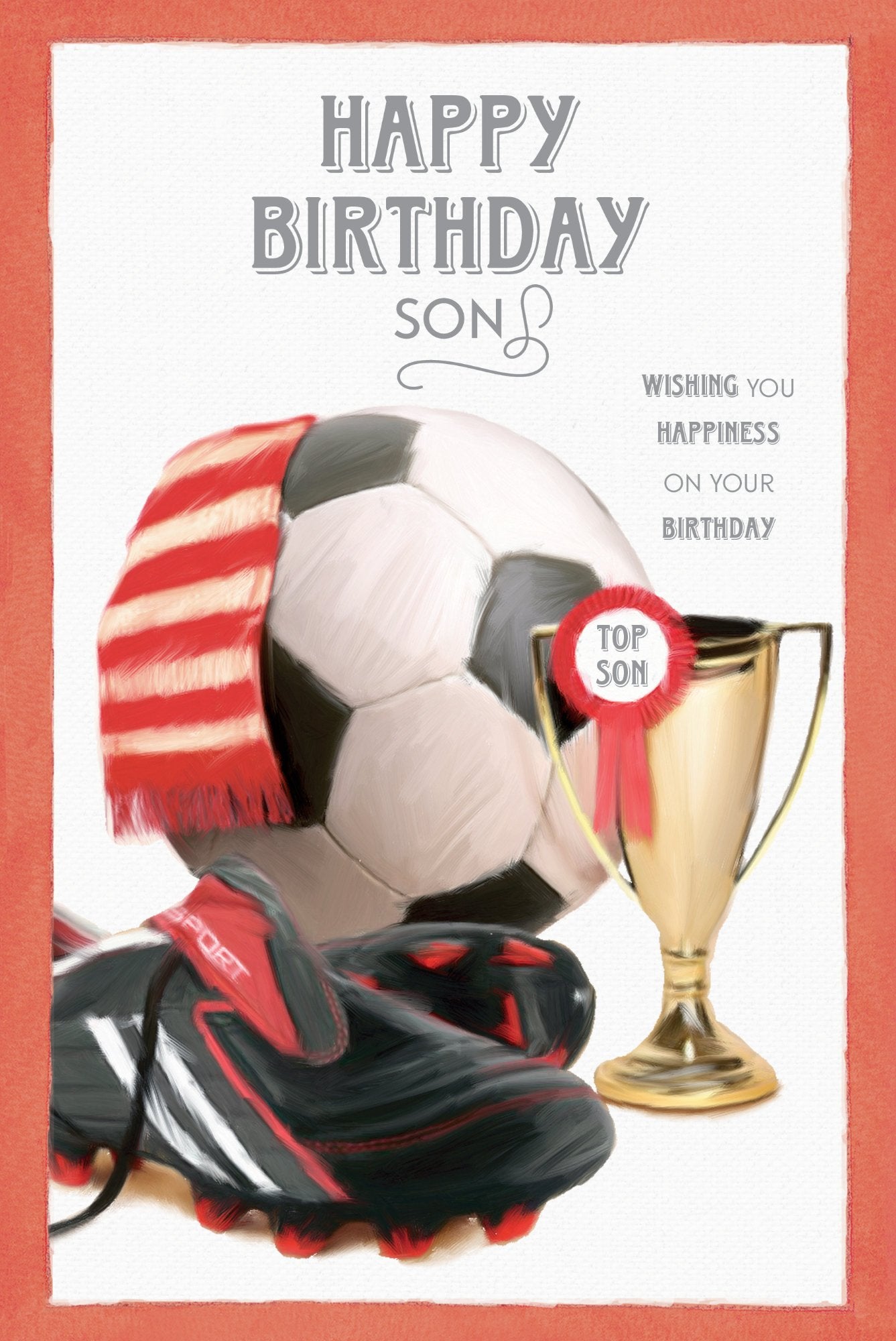 Photograph of Son Birthday Matchday Greetings Card at Nicole's Shop