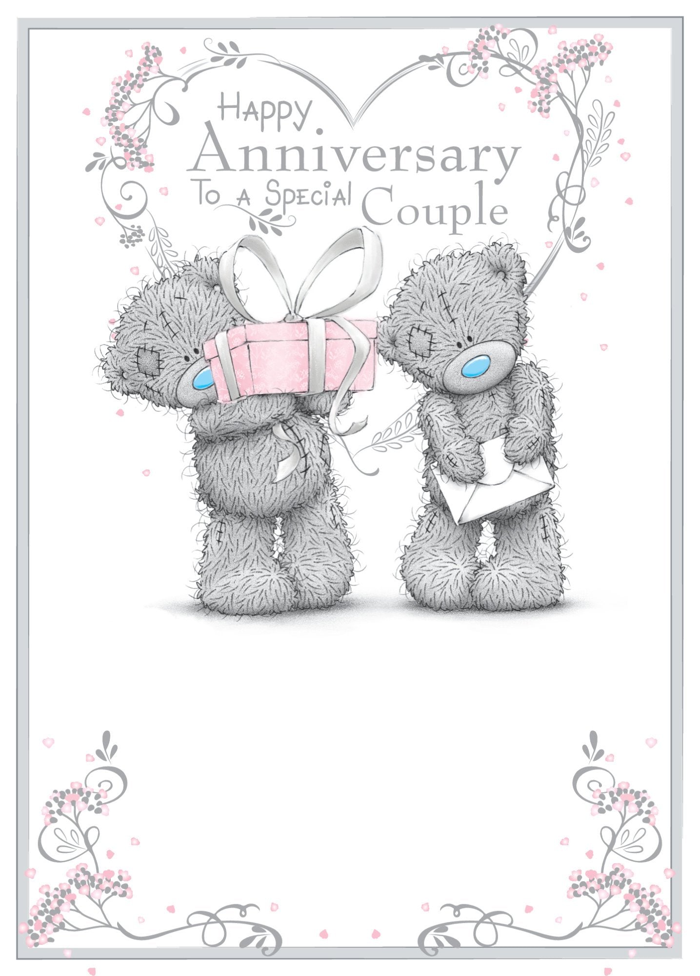 Photograph of Anniversary Special Couple Teddies Greetings Card at Nicole's Shop