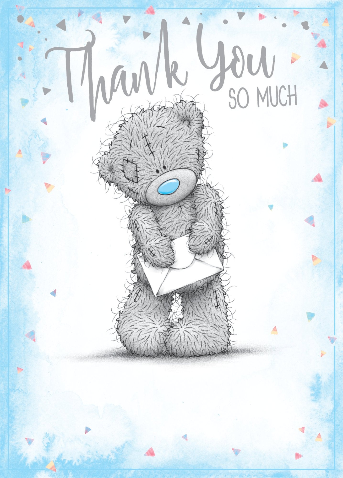 Photograph of Thank You Teddy Envelope Greetings Card at Nicole's Shop