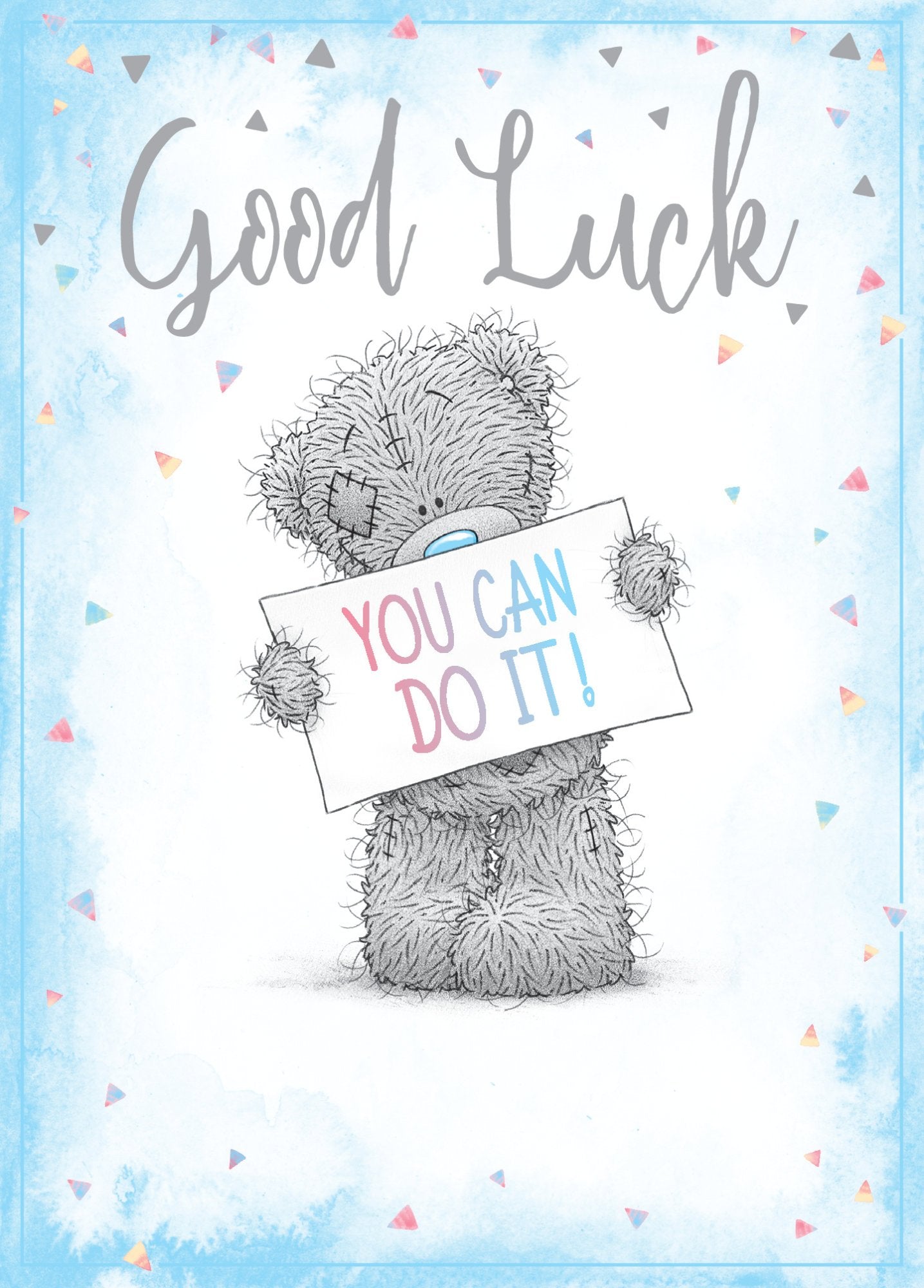 Photograph of Good Luck You Can Do It Greetings Card at Nicole's Shop
