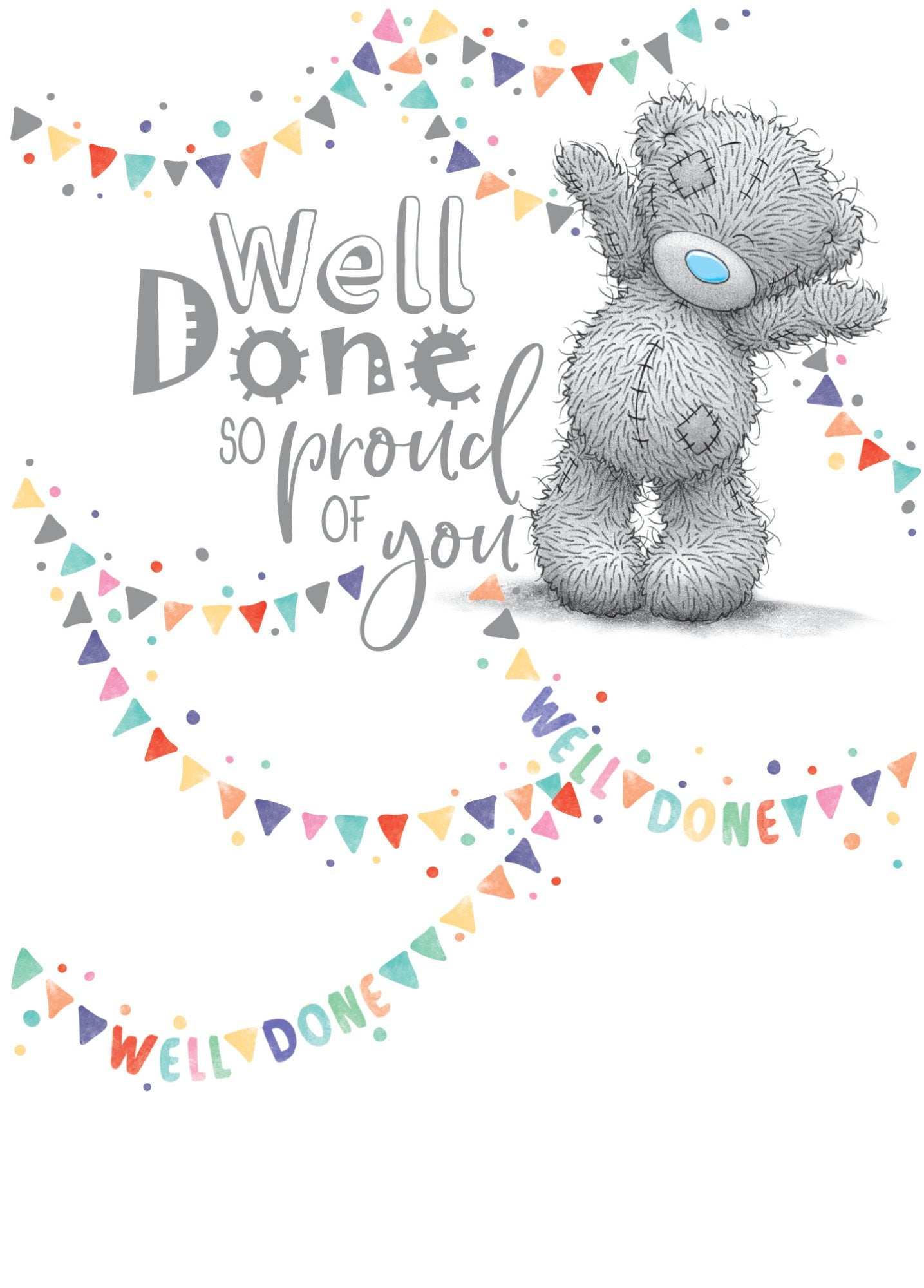Photograph of Well Done Teddy Proud Greetings Card at Nicole's Shop