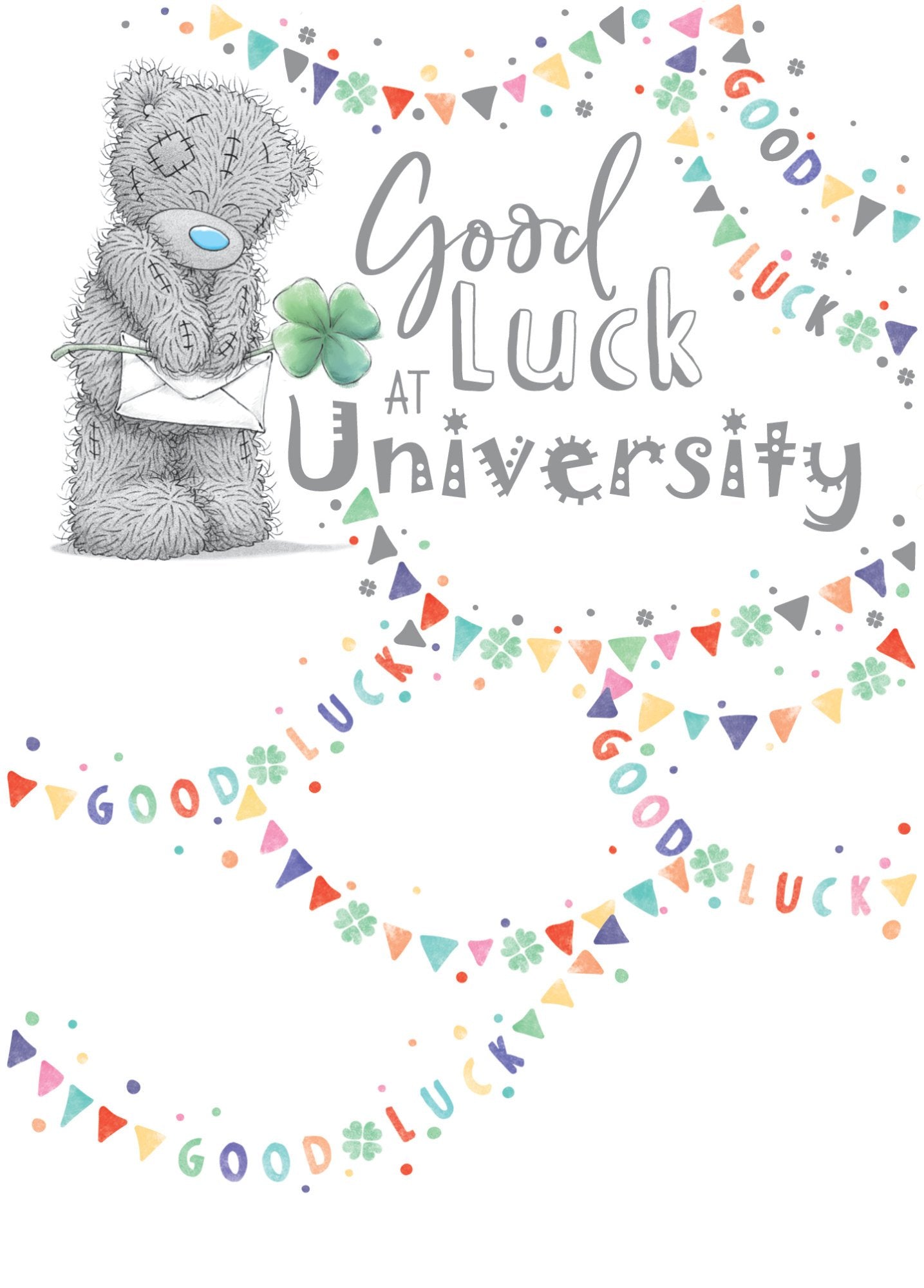 Photograph of Good Luck at University Greetings Card at Nicole's Shop