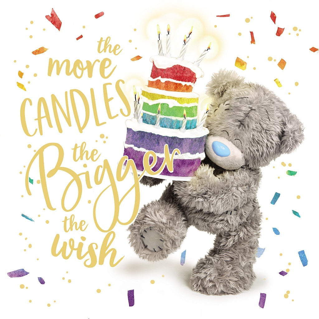 Birthday Bear With Cake Card by Me to You