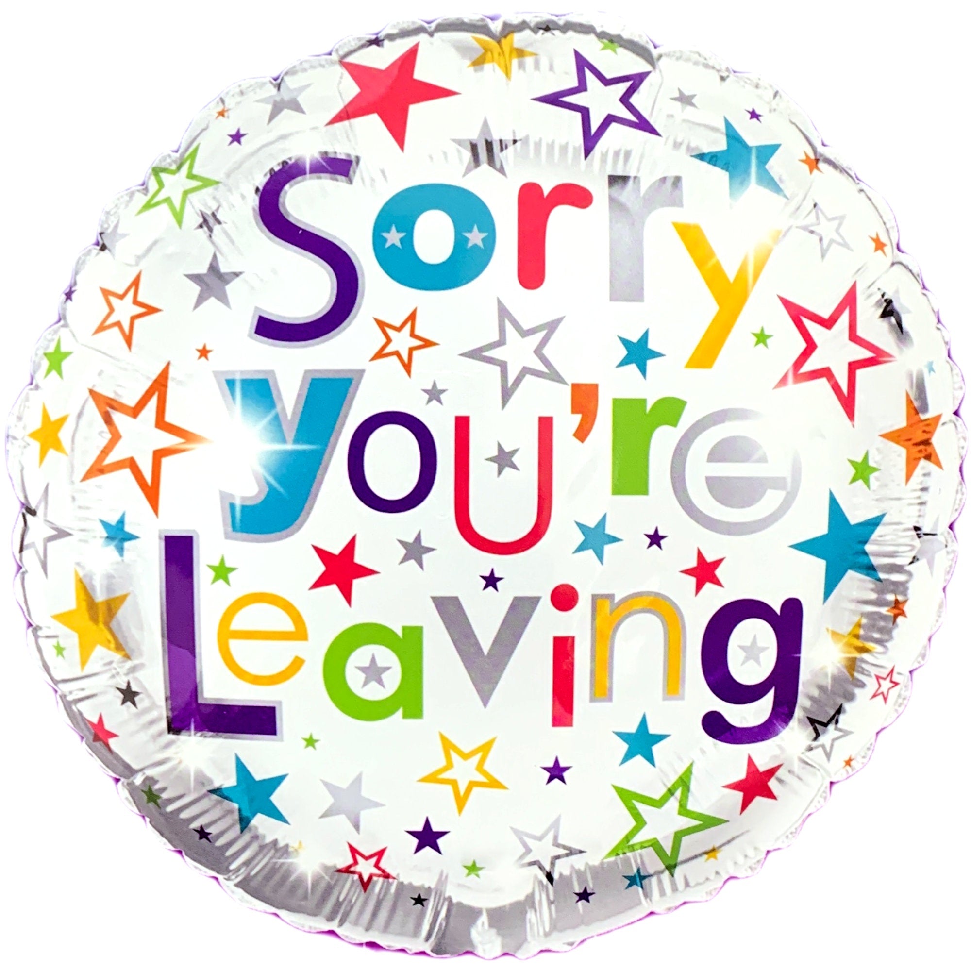 Photo of Sorry You're Leaving Stars Balloon