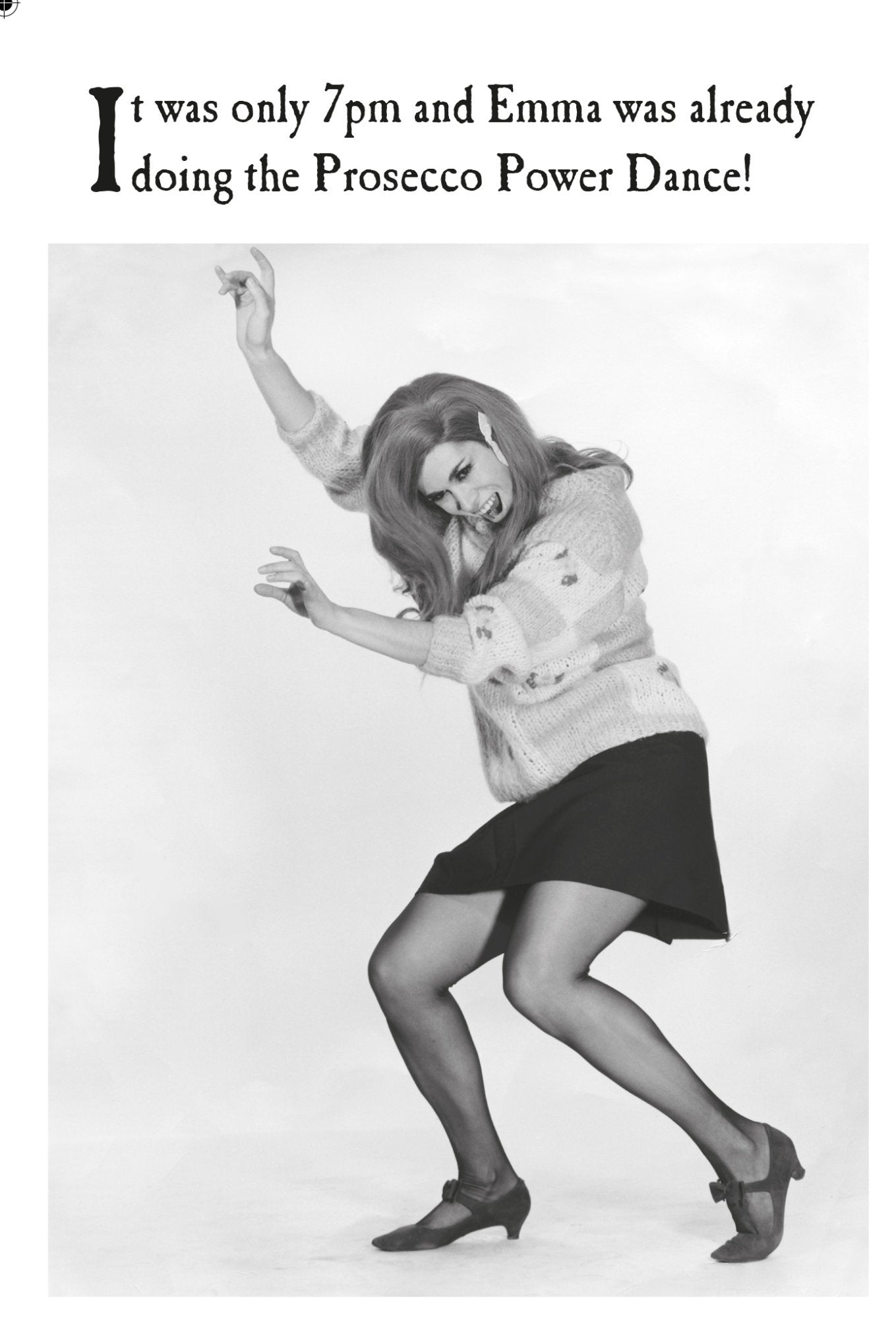 Photograph of Prosecco Dance Funny Birthday Greetings Card at Nicole's Shop