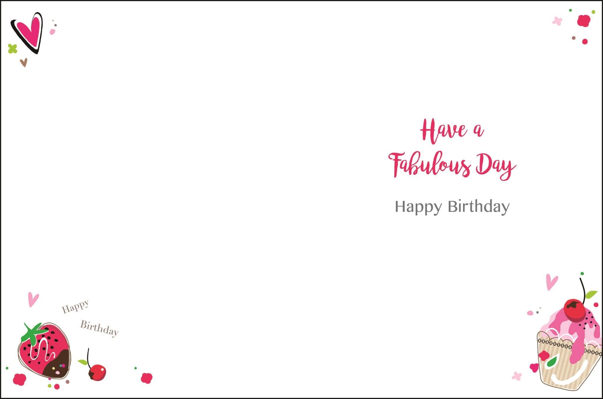 Inside of Birthday Wishes Knickerbocker Greetings Card