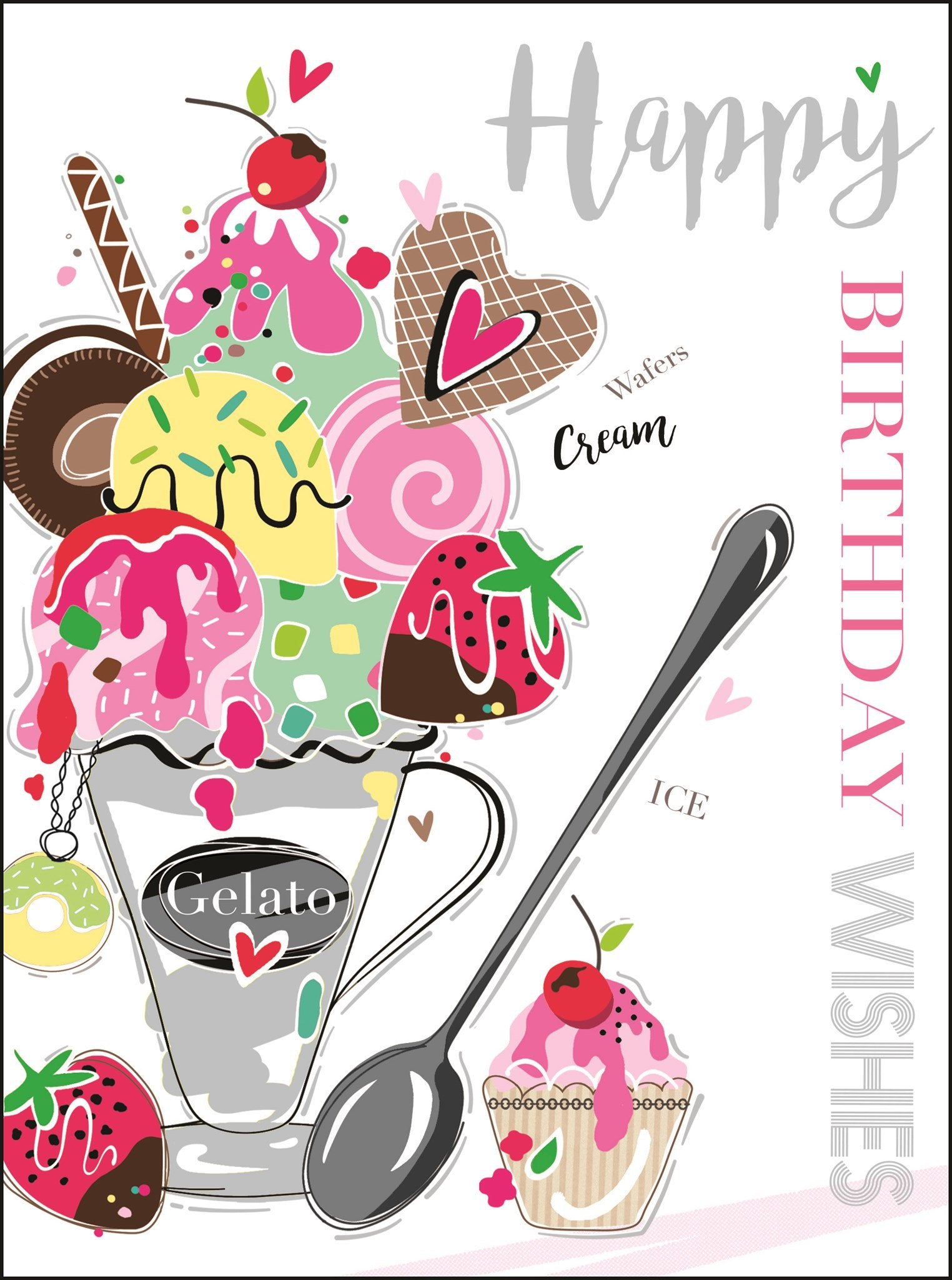 Front of Birthday Wishes Knickerbocker Greetings Card