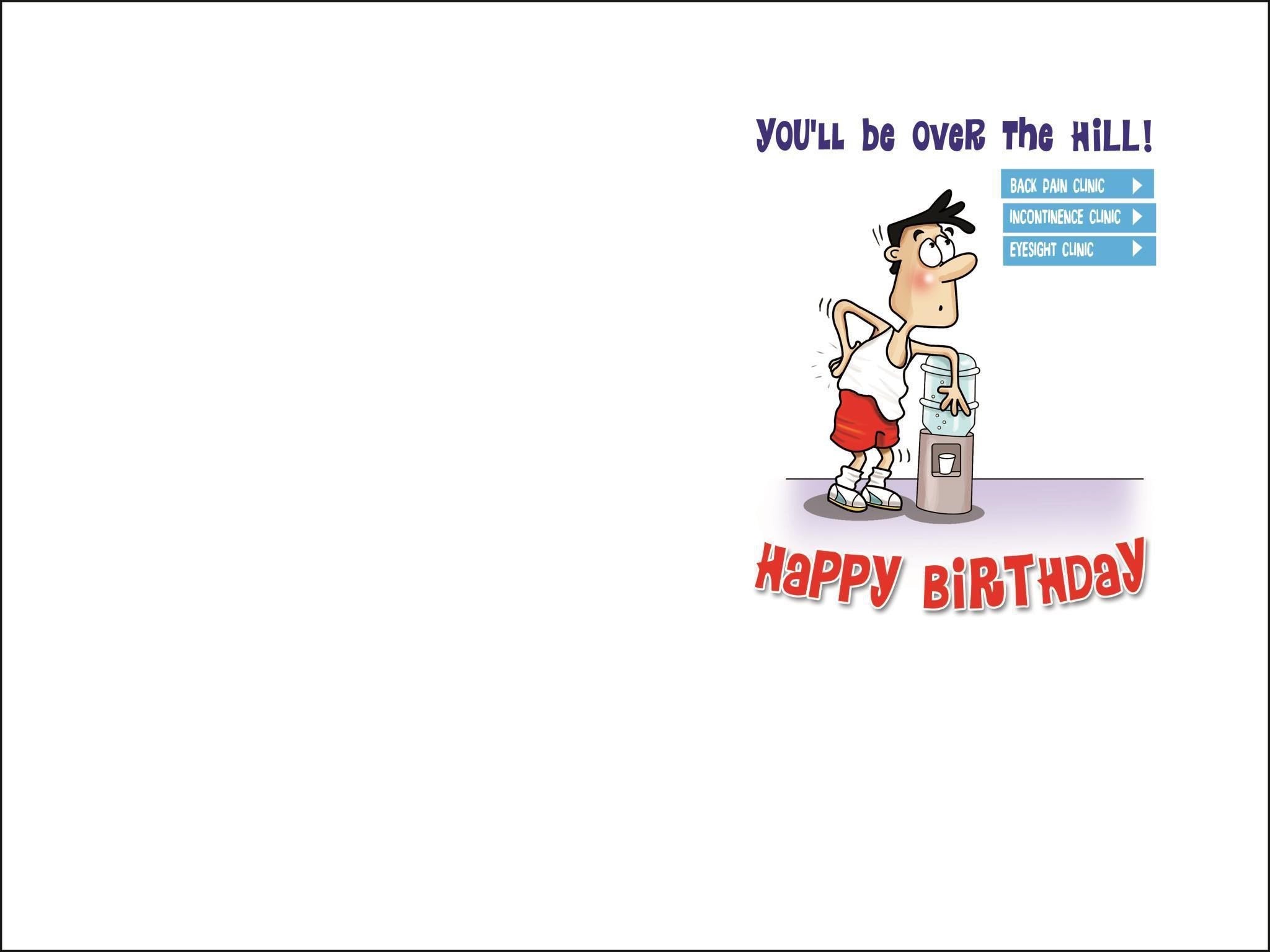 Inside of 30th Birthday Wonderful Peak Greetings Card