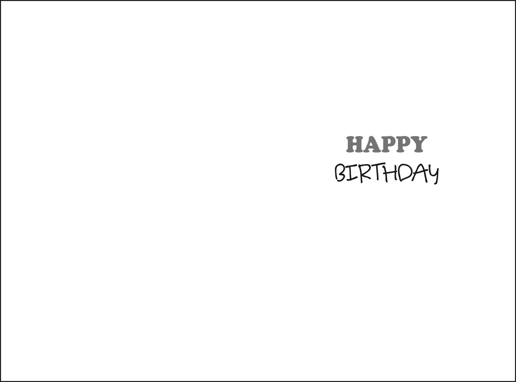 Inside of 12th Birthday Boy Skateboard Greetings Card