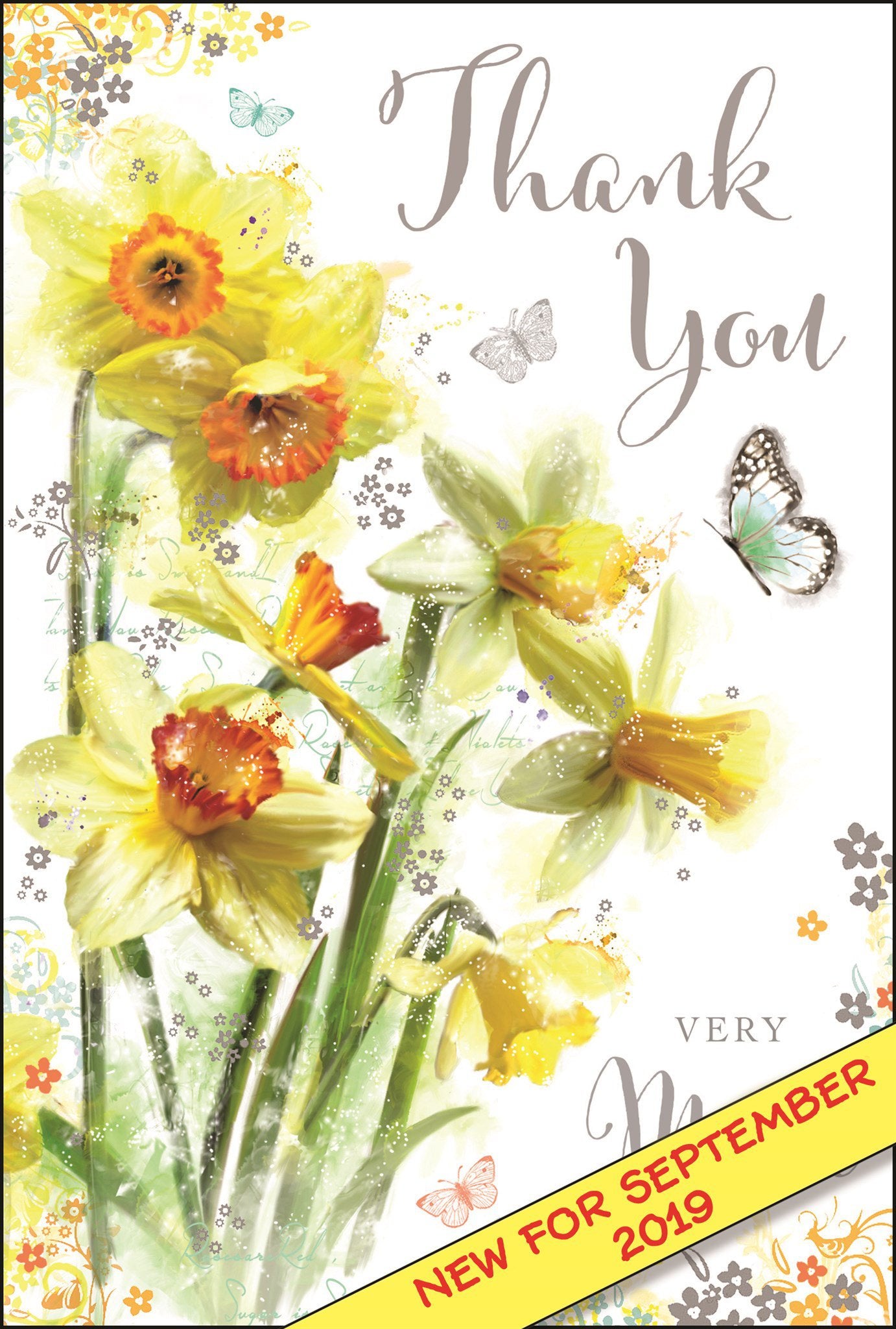Front of Thank You Very Much Greetings Card