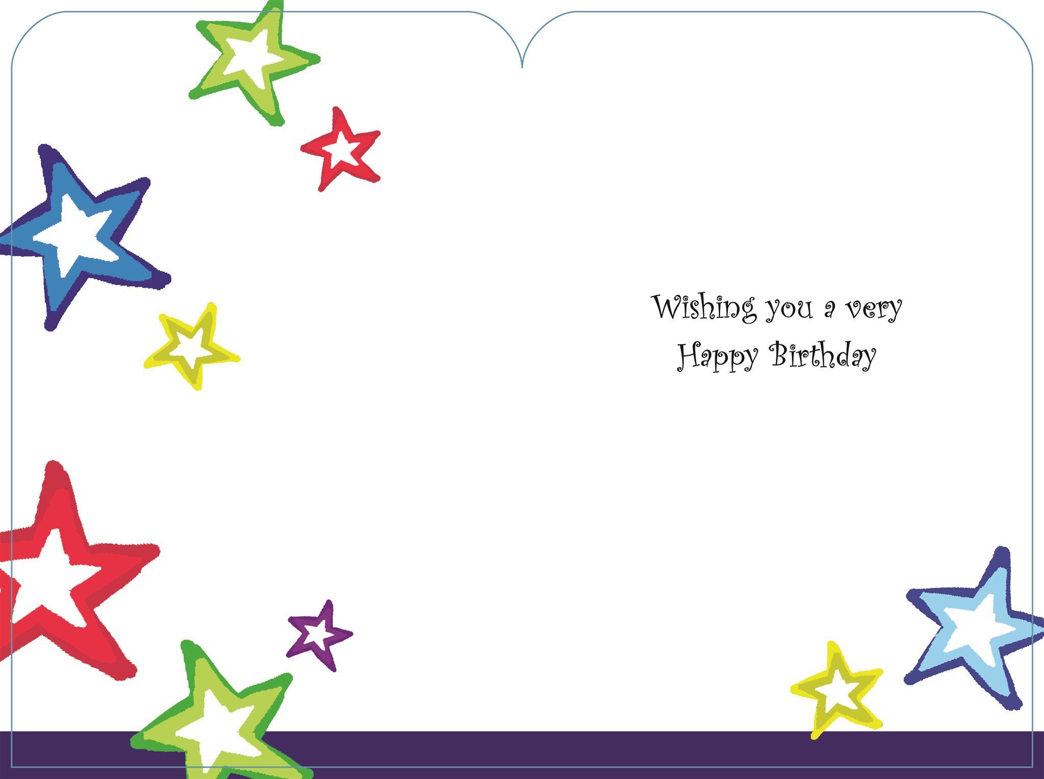 Inside of Open Boys Birthday 3 Bike Greetings Card