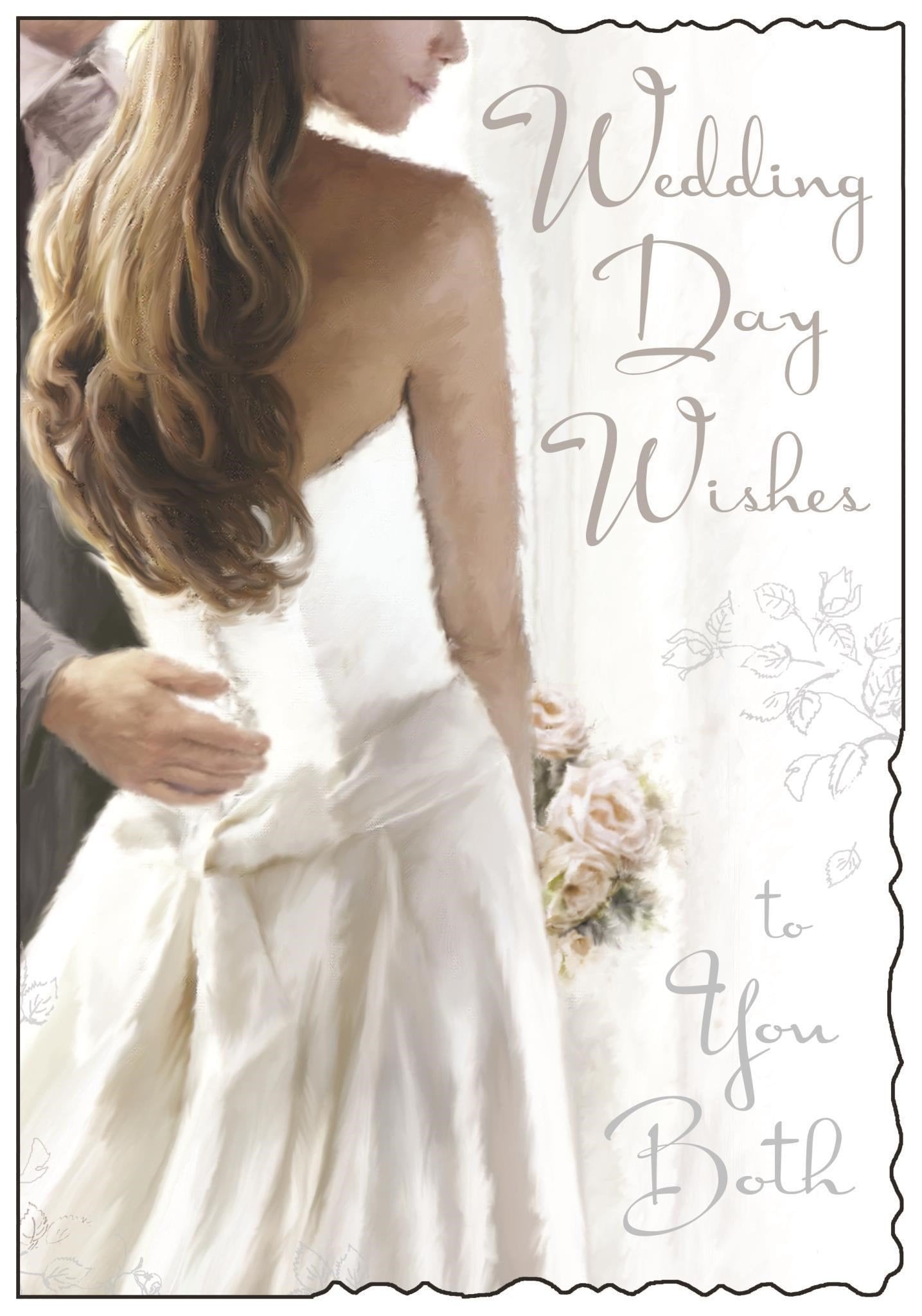 Front of Wedding Day Wishes to Both Greetings Card