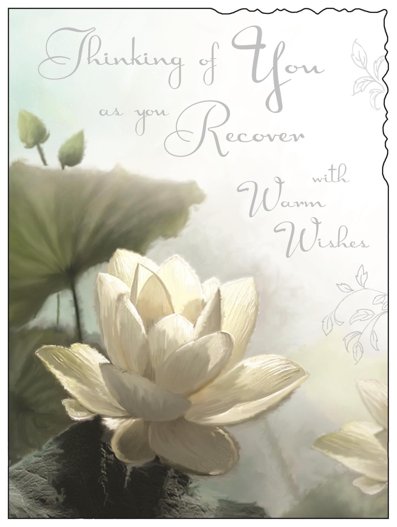 Front of Thinking of You Recovery Greetings Card