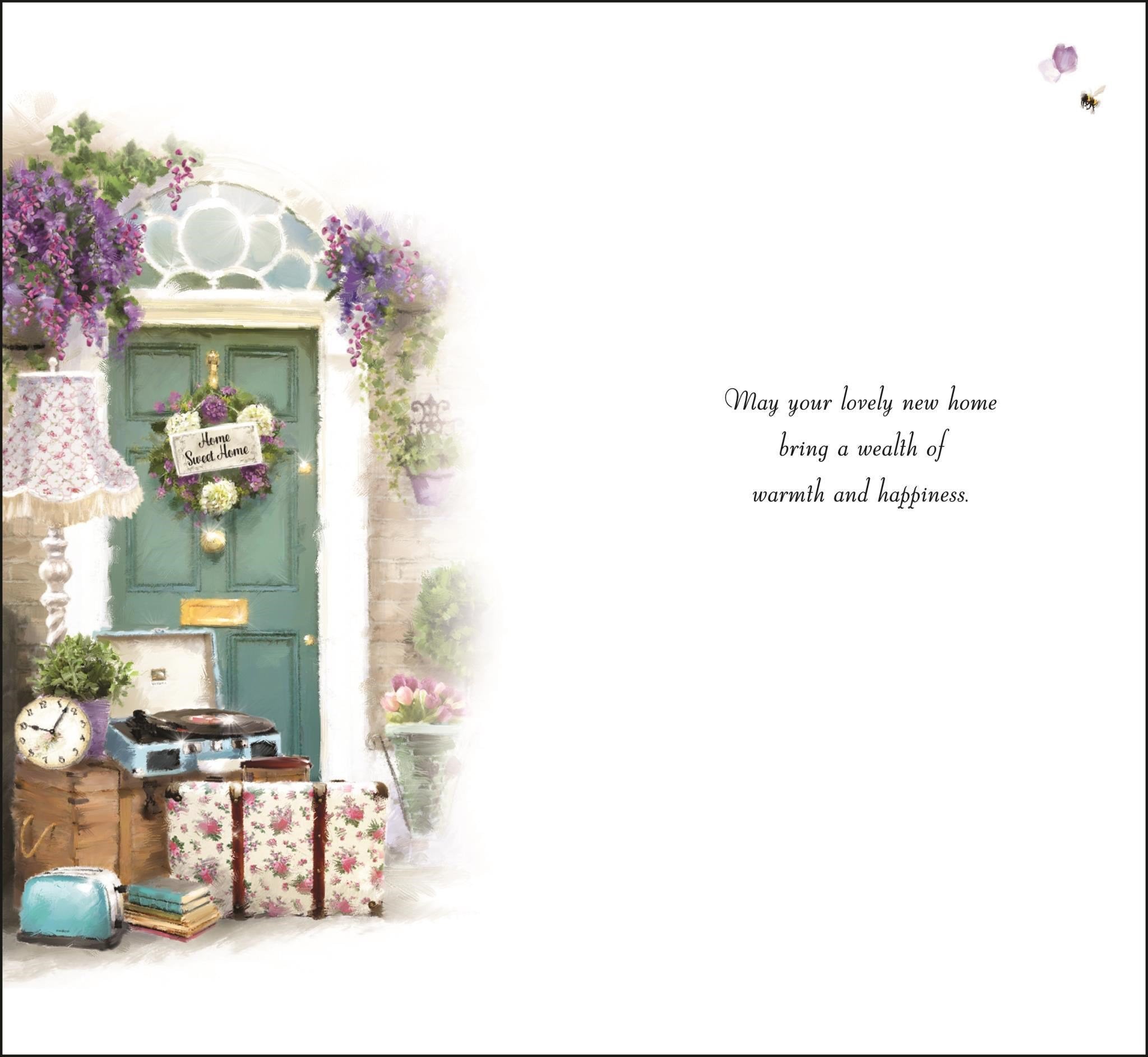 Inside of New Home to Enjoy Greetings Card