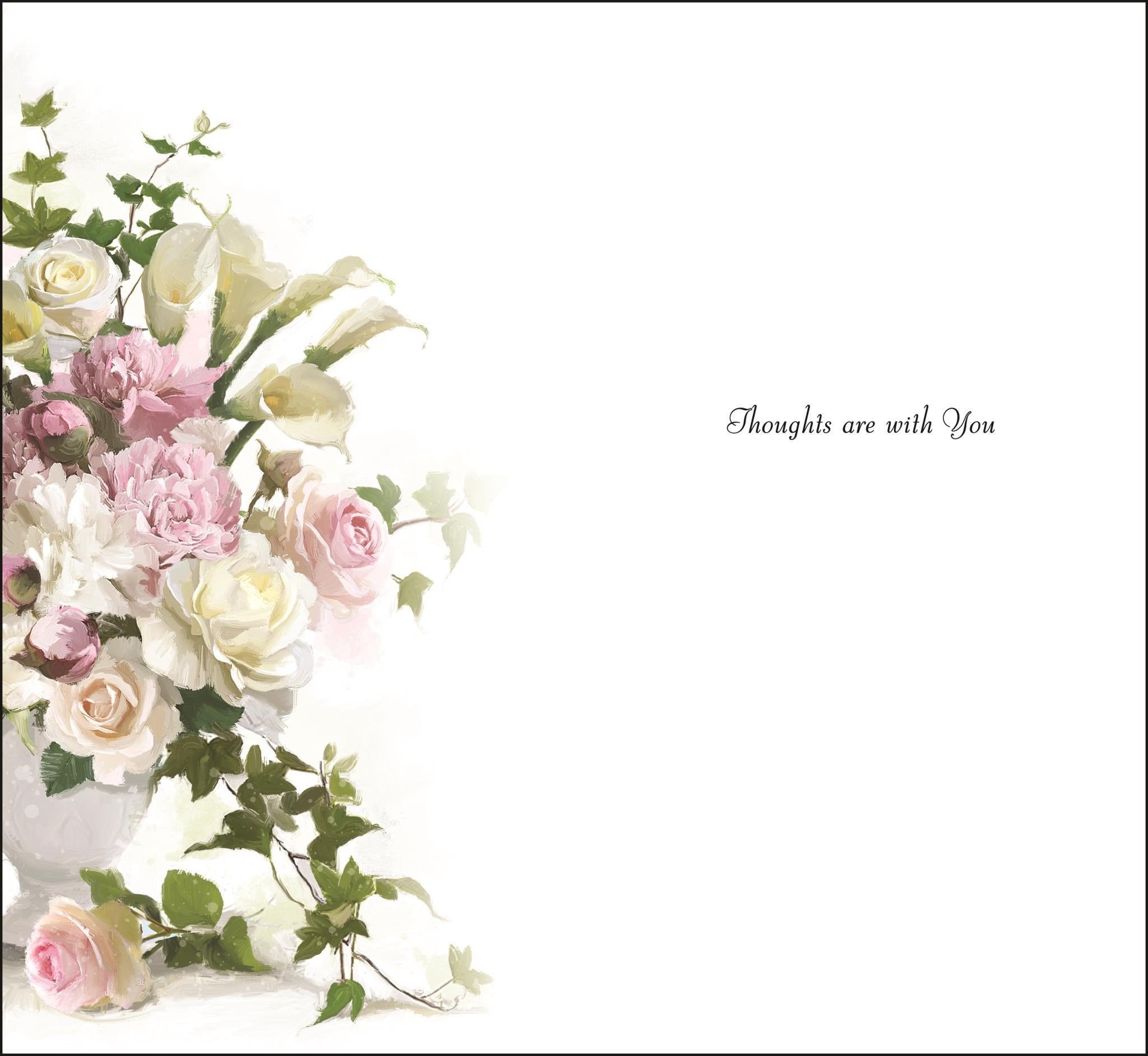 Inside of Loss of Mum Sympathy Greetings Card