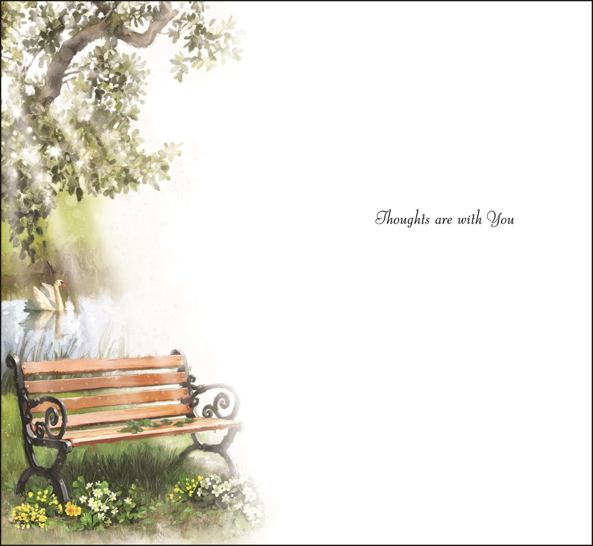 Inside of Loss of Brother Sympathy Greetings Card