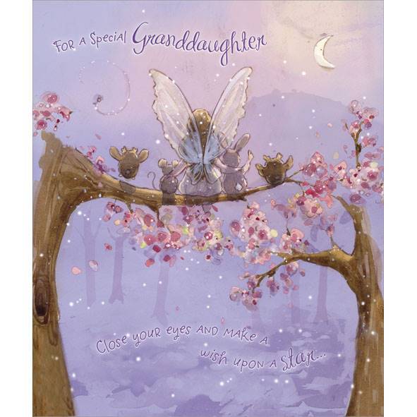 Photo of Birthday Granddaughter 7-12 Juv Greetings Card