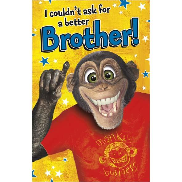 Photo of Birthday Brother Hum Greetings Card
