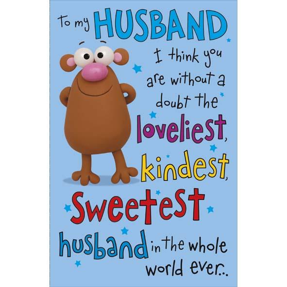 Photo of Birthday Husband Hum Greetings Card