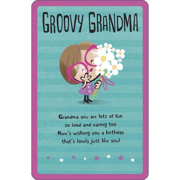 Photo of Birthday Grandma Hum Greetings Card