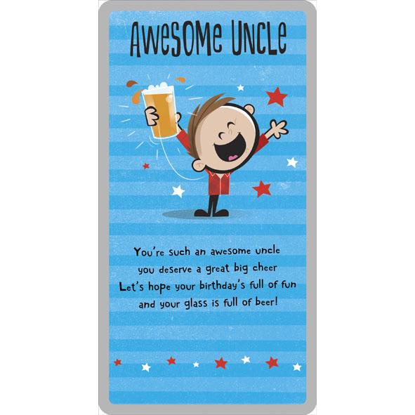 Photo of Birthday Uncle Hum Greetings Card