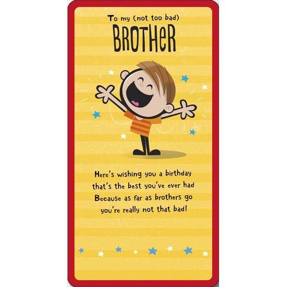 Photo of Birthday Brother Hum Greetings Card