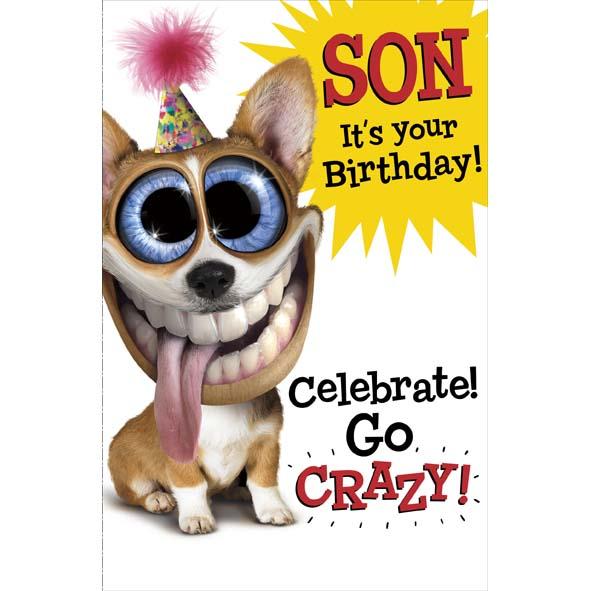 Photo of Birthday Son Hum Greetings Card
