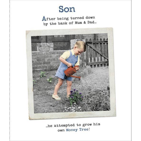 Photo of Birthday Son Hum Greetings Card