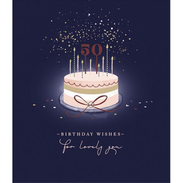 Photo of Birthday 50th Conv Greetings Card