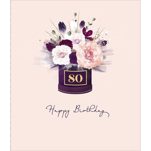 Photo of Birthday 80th Conv Greetings Card