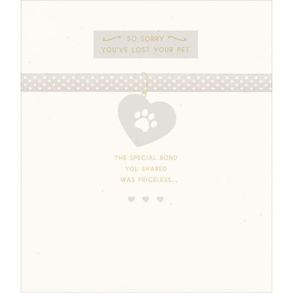 Photo of Sympathy Loss Of Pet Conv Greetings Card