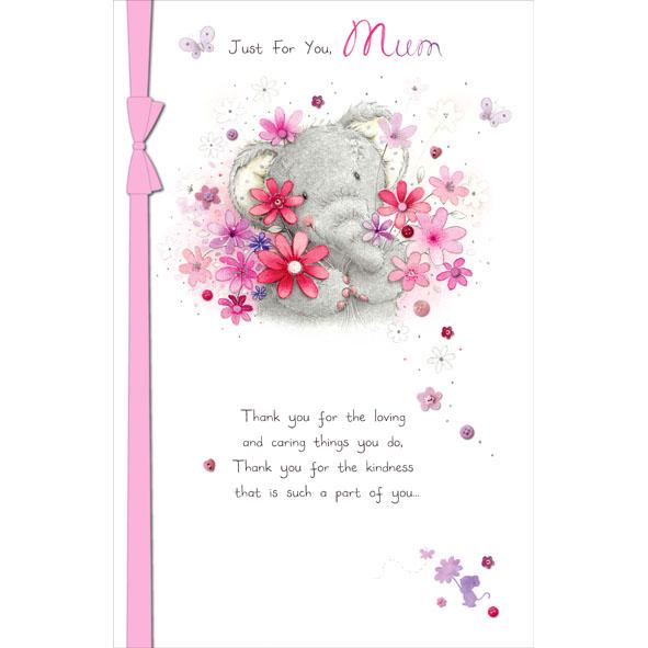 Photo of Birthday Mum Cute Greetings Card