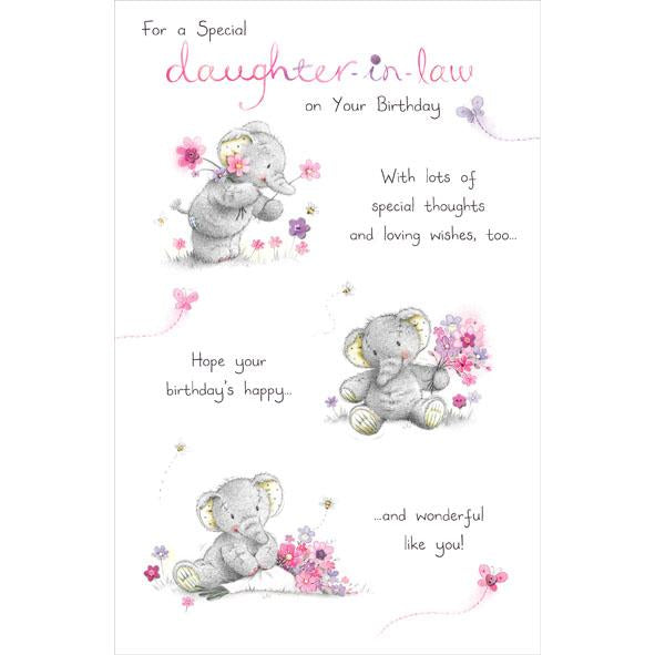 Photo of Birthday Daughter In Law Cute Greetings Card