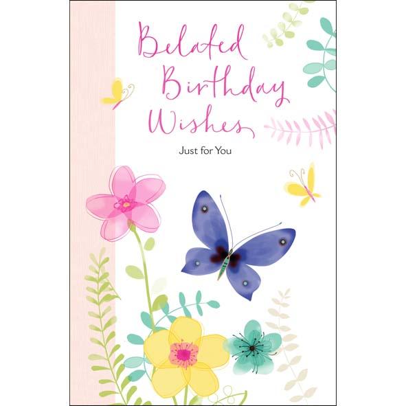 Photo of Birthday Belated Conv Greetings Card