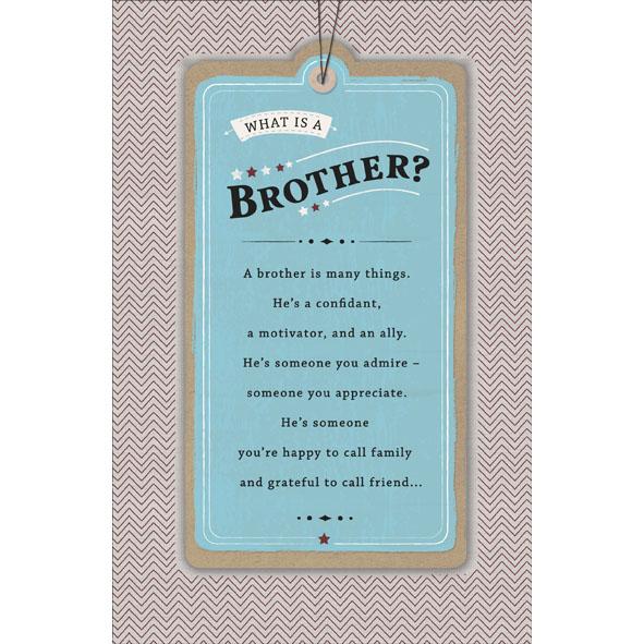 Photo of Birthday Brother Conv Greetings Card