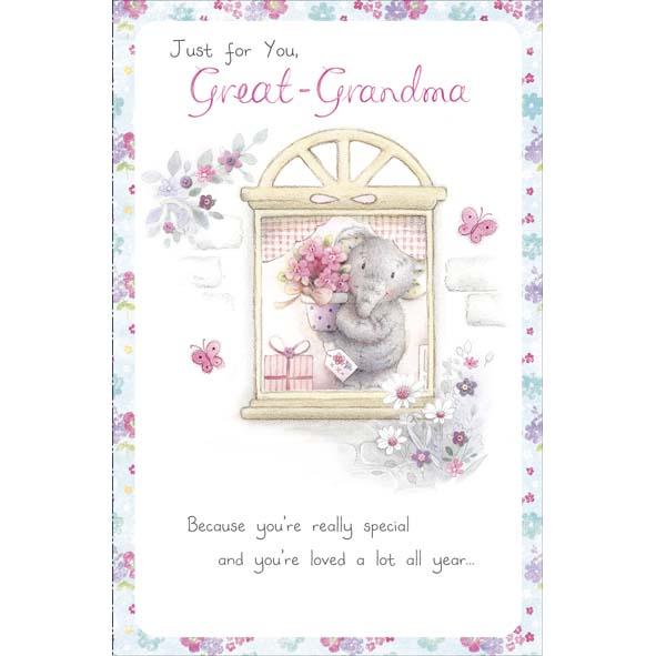 Photo of Birthday Gt Grandma Cute Greetings Card