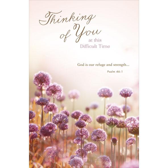 Photo of Sympathy Religious Conv Greetings Card