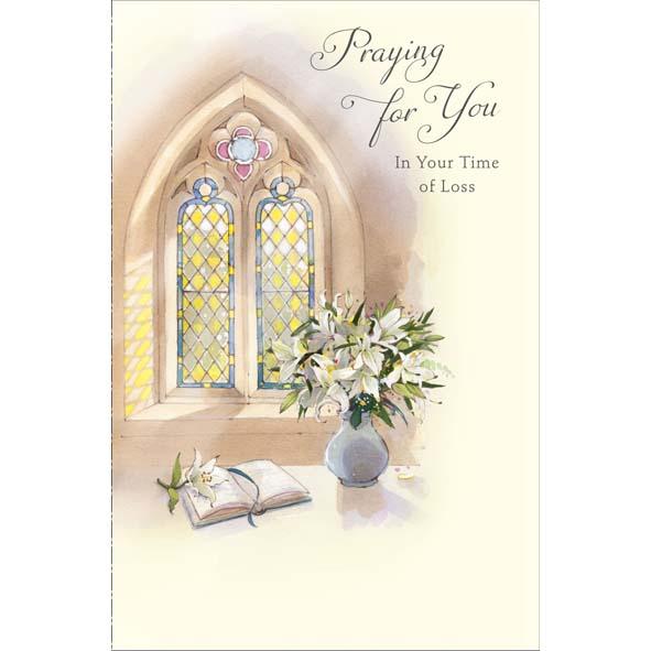 Photo of Sympathy Religious Conv Greetings Card