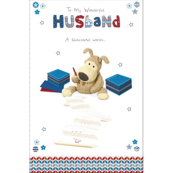 Photo of Birthday Husband Cute Greetings Card