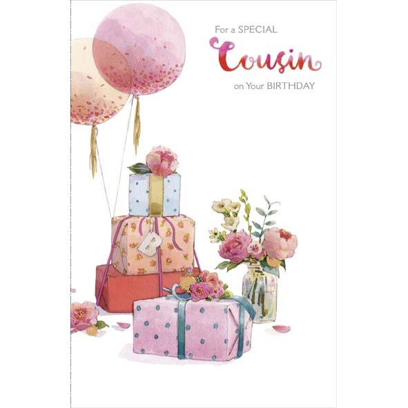 Photo of Birthday Cousin Conv Greetings Card