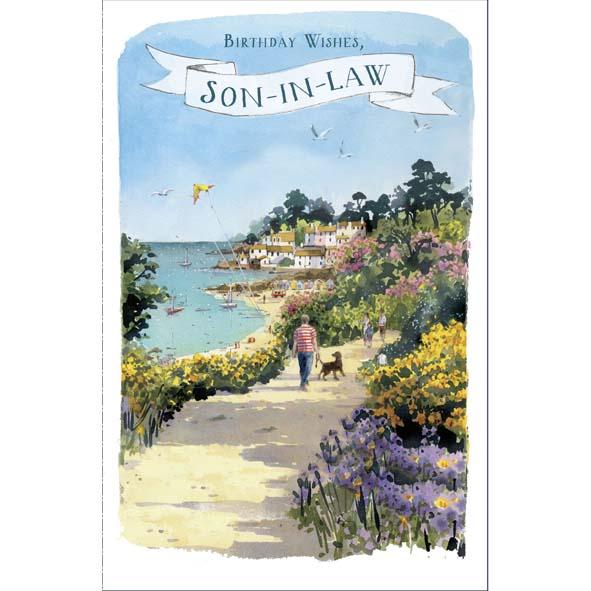 Photo of Birthday Son In Law Conv Greetings Card