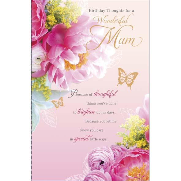 Photo of Birthday Mum Conv Greetings Card