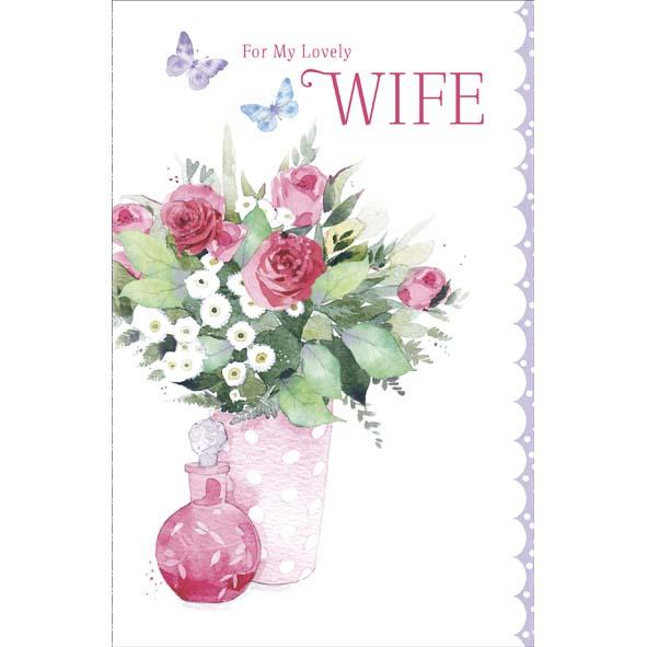 Photo of Birthday Wife Conv Greetings Card