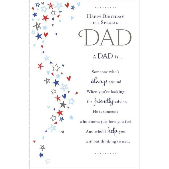 Photo of Birthday Dad Conv Greetings Card