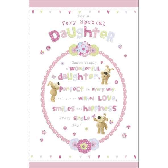 Photo of Birthday Daughter Cute Greetings Card