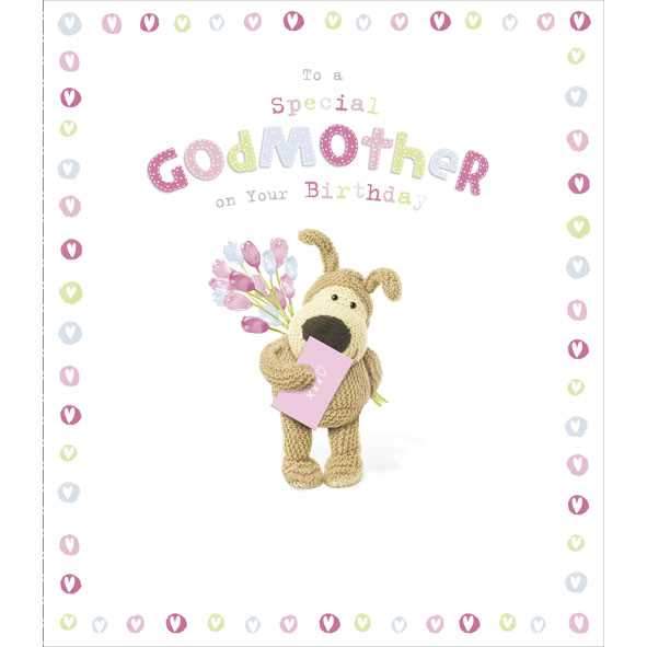 Photo of Birthday Godmother Cute Greetings Card